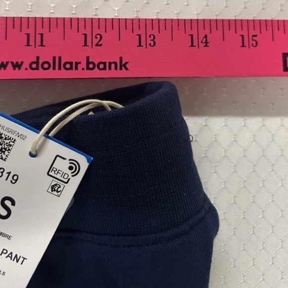 ADIDAS 3 Stripe Fleece Jogger Pants Adicolor Size S Mens Indigo Navy IM9319 NWT - Picture 8 of 13